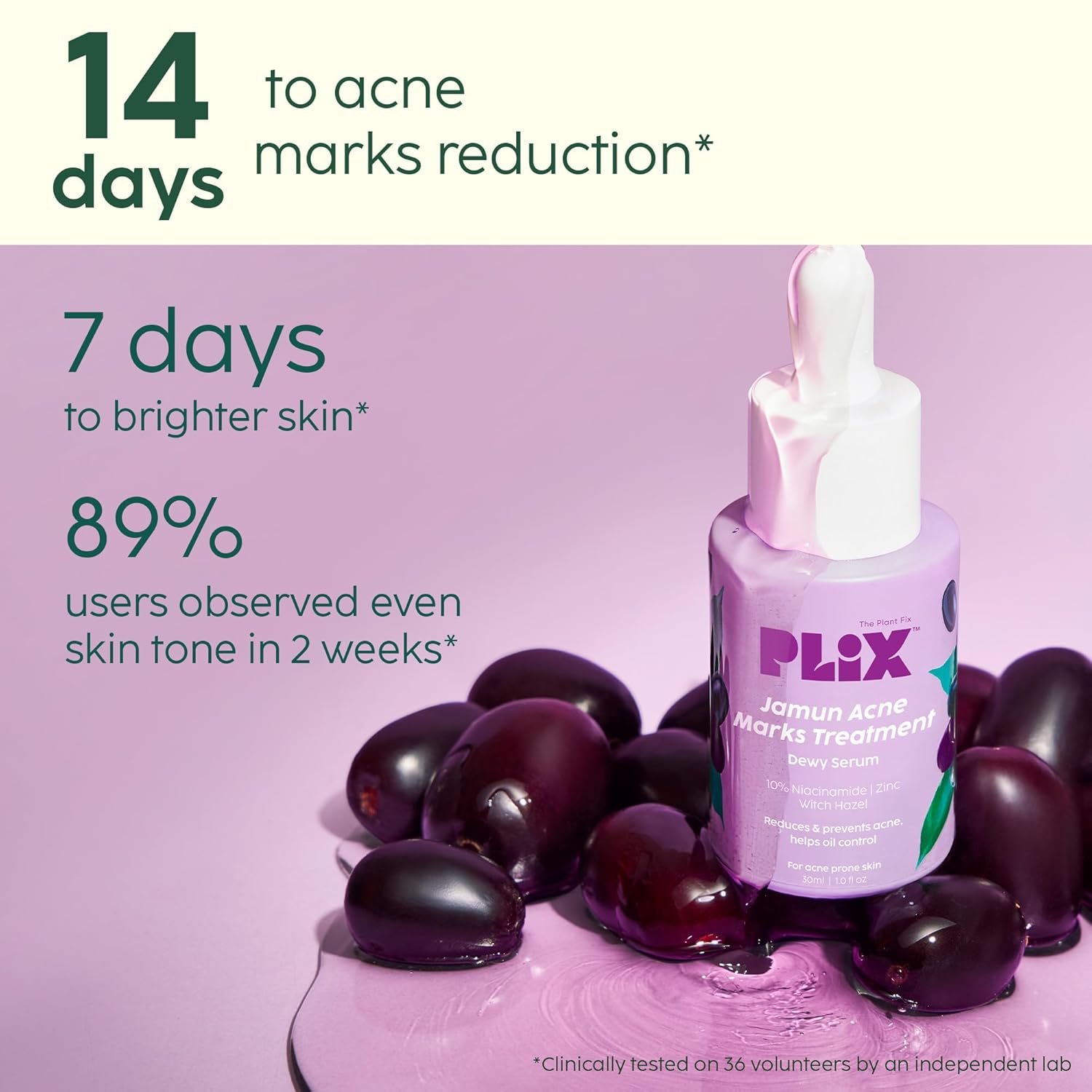 The Plant Fix Plix 10% Niacinamide Face Serum, 30ml