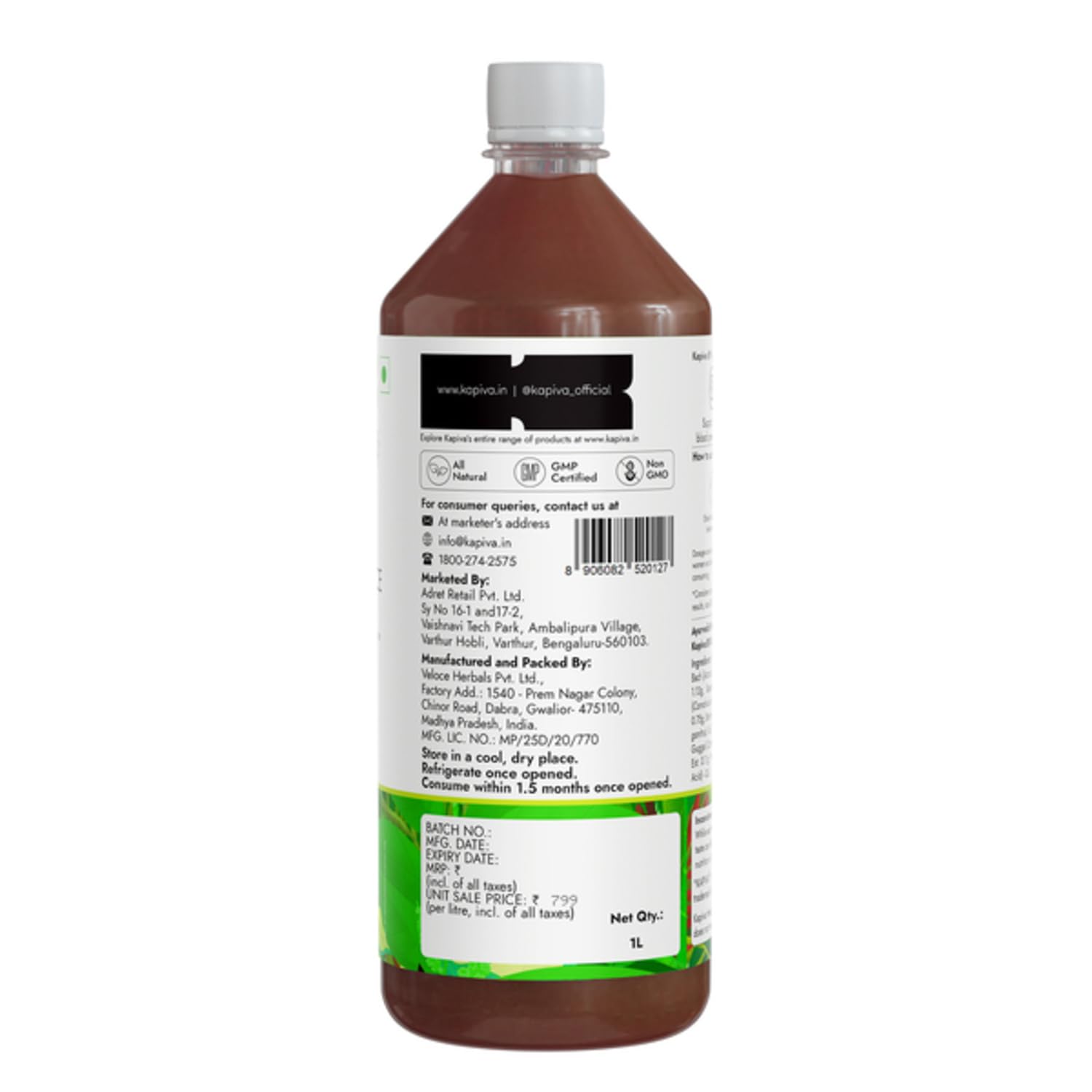 Kapiva Ayurveda BP Care Juice - 1L