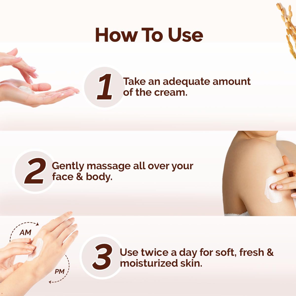 Mamaearth Rice Dewy Bright Light Moisturizing Cream with Rice Water & Niacinamide For Glass-Skin - 50 gm