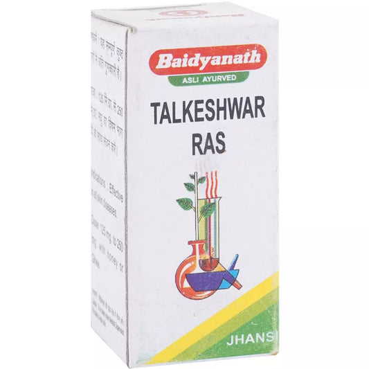 Baidyanath Talkeshwar Ras Treats Leprosy, Leukoderma Eczema 5g