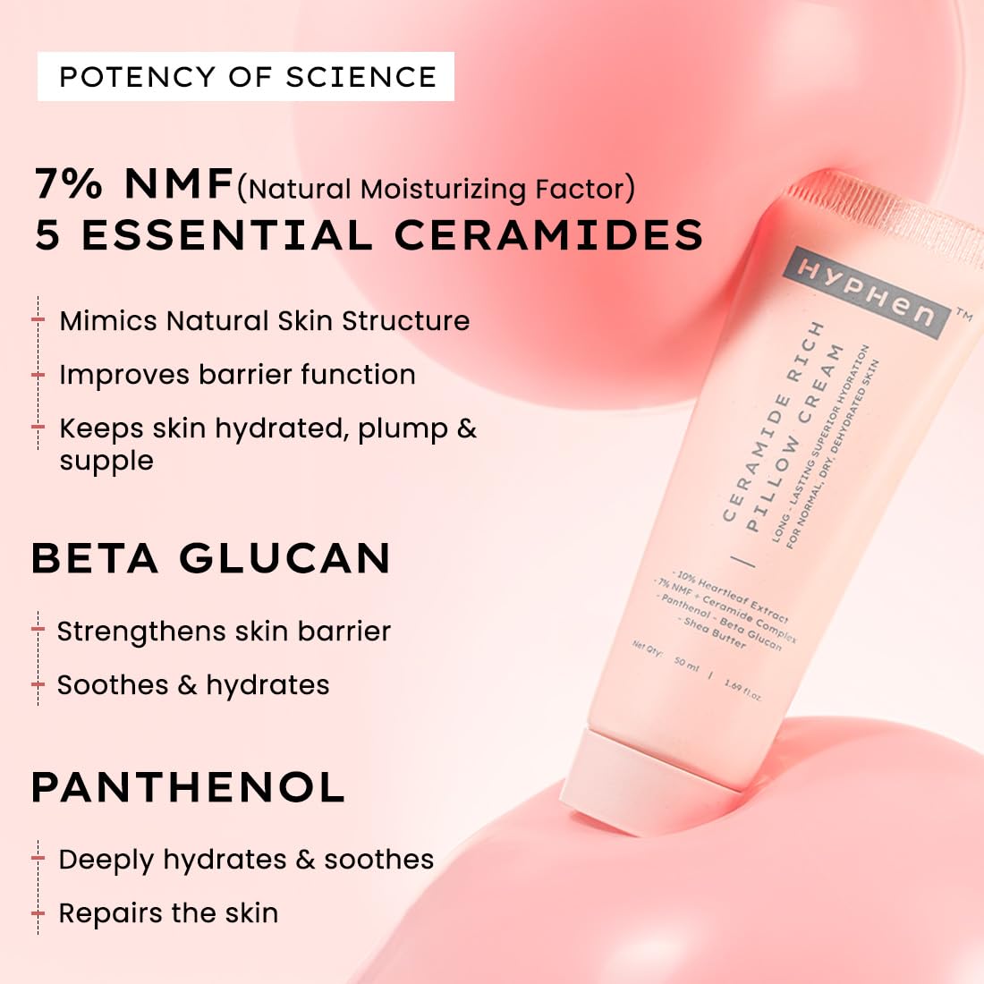 Hyphen Ceramide Rich Pillow Cream 50ml