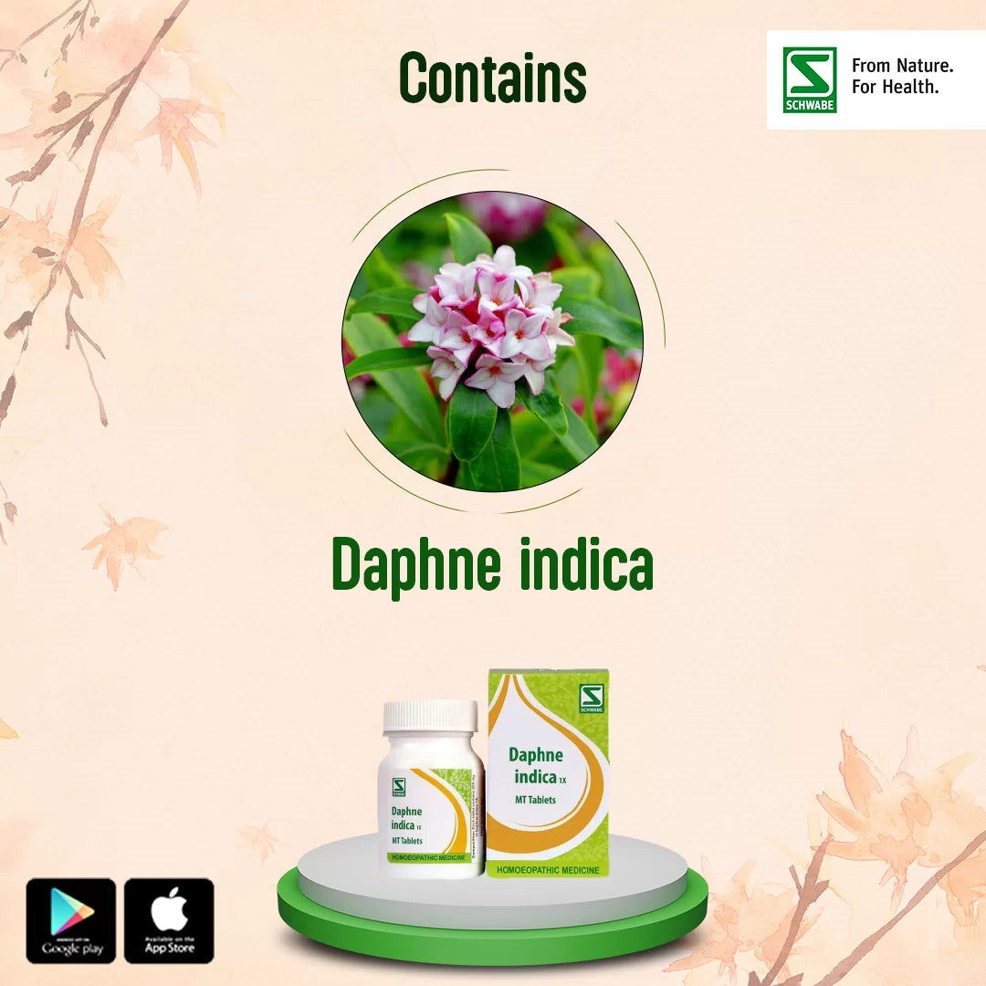 Dr Willmar Schwabe India Homoeopathic Daphne Indica 1X Tablets (20g) for sleeping disorders Anxiety depression
