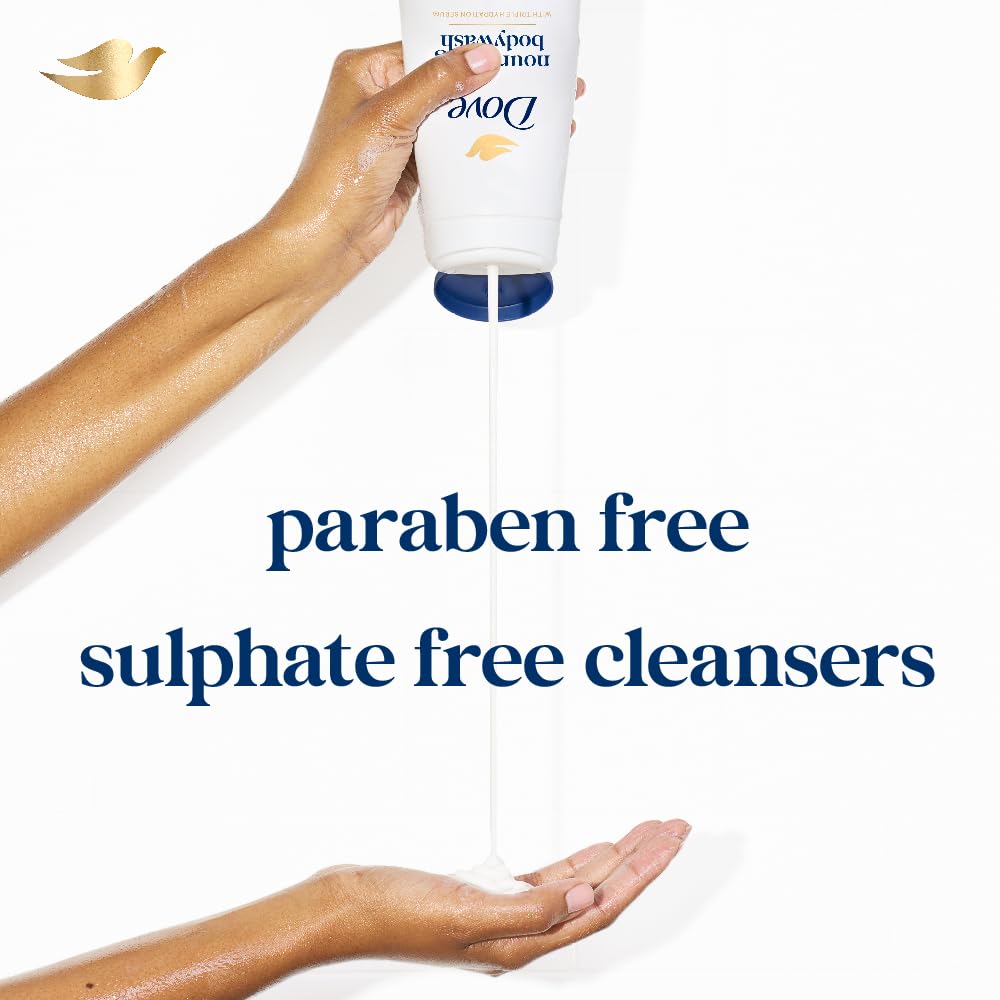 Dove 24 Hr Hydrated Skin Nourishing Body Wash For Soft Smooth Skin - 300 ml