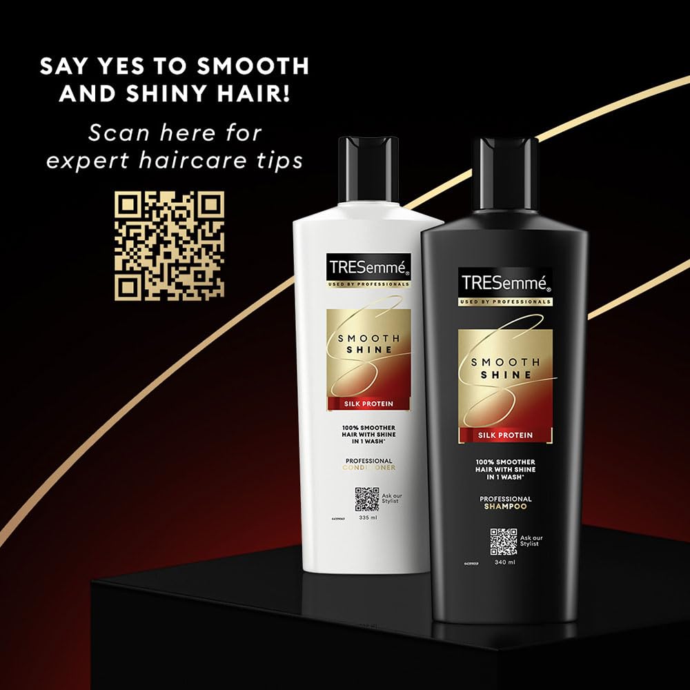 TRESemme Smooth Shine Shampoo 580ml With Vitamin H and Silk Protein