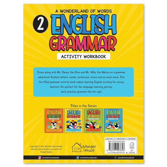 A Wonderland Of Words: English Grammar - Level 2 Activity Workbook Paperback