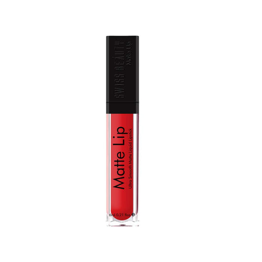 SWISS BEAUTY Ultra Smooth Matte Liquid Lipstick, Runway, 6 ml