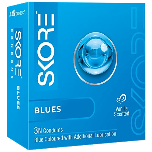 Skore Condoms - Blue  3 pcs