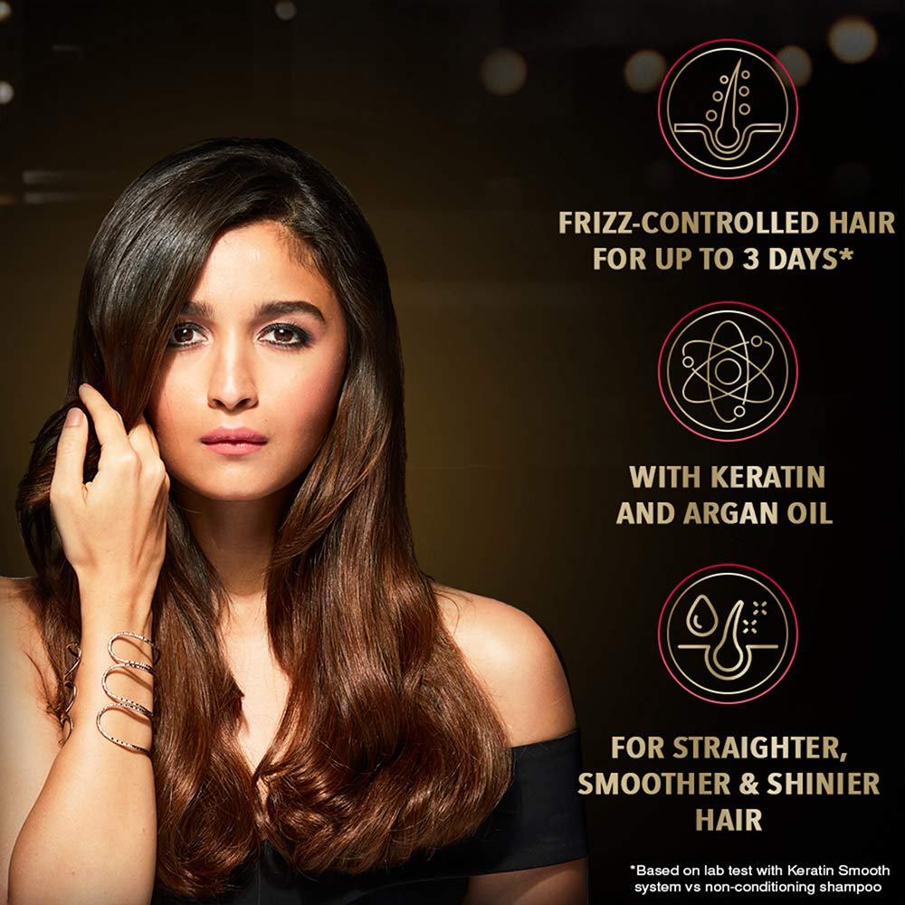 Tresemme Keratin Smooth Shampoo,With Keratin And Argan Oil For Smoother And Shinier Hair, 1 Ltr