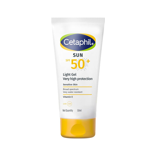 Cetaphil Sun SPF 50 Light Gel Mineral Base For Normal, Dry & Oily Skin - 50 ml