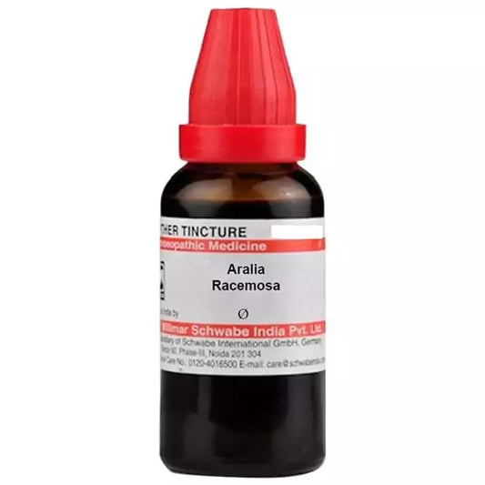 Dr Willmar Schwabe India Aralia Racemosa Mother Tincture 1X (Q) (30ml) for diarrhoea fever Piles