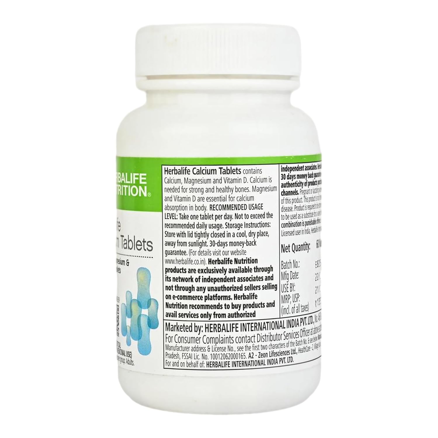 Herbalife Calcium Tablets - 60 tabs