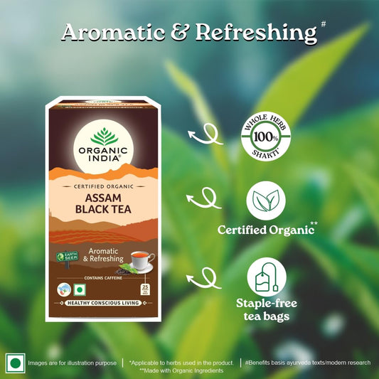 Organic India Masala Black Tea Bags - 25 Teabags