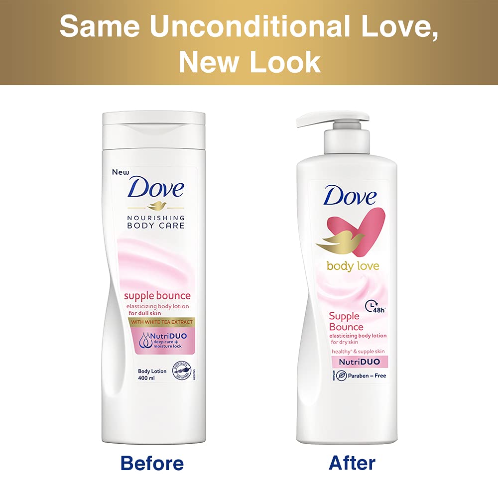 Dove Body Love Supple Bounce Body Lotion - 400 ml