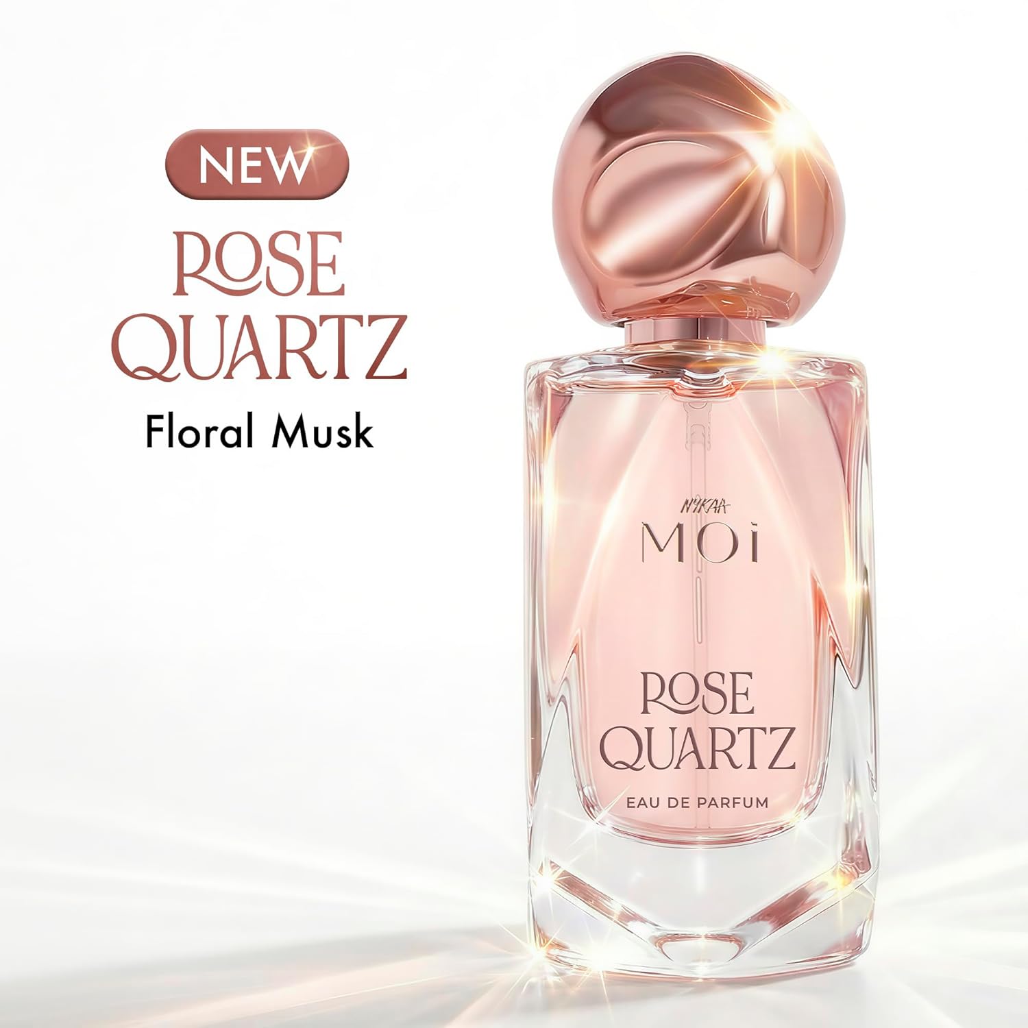 Nykaa Rose Quartz EDP 50ml | Floral Musk Scent for Women |