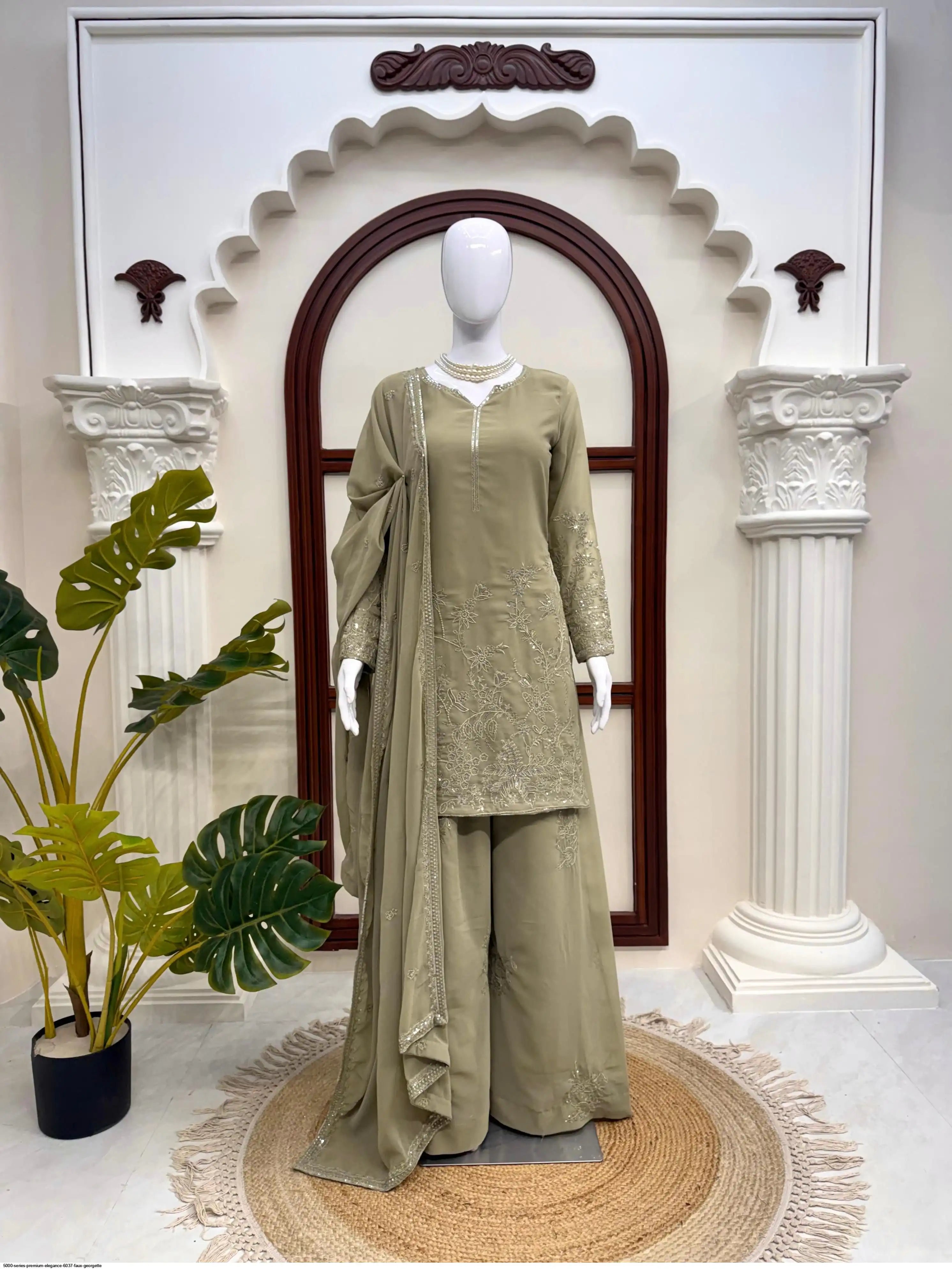 5000 SERIES PREMIUM ELEGANCE 6037 FAUX GEORGETTE