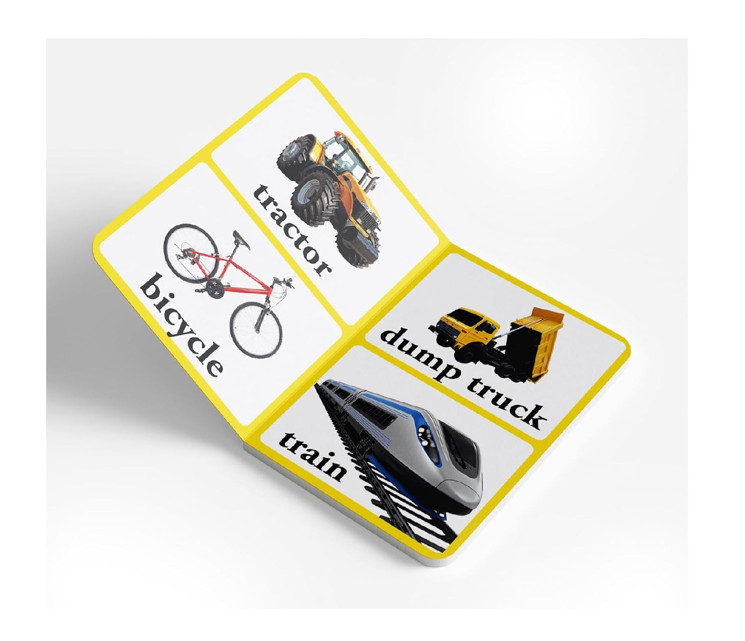 Transport – Early Learning Board Book with Large Font: Brightly Illustrated Vehicle Book for Kids | Board book