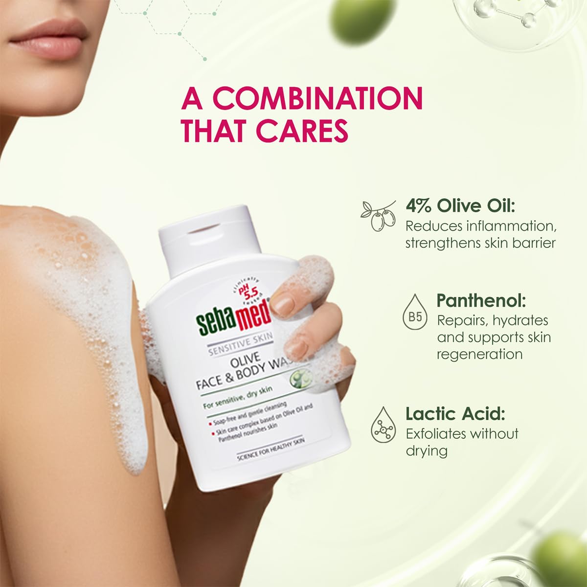 Sebamed Olive Face & Body Wash 200 ml