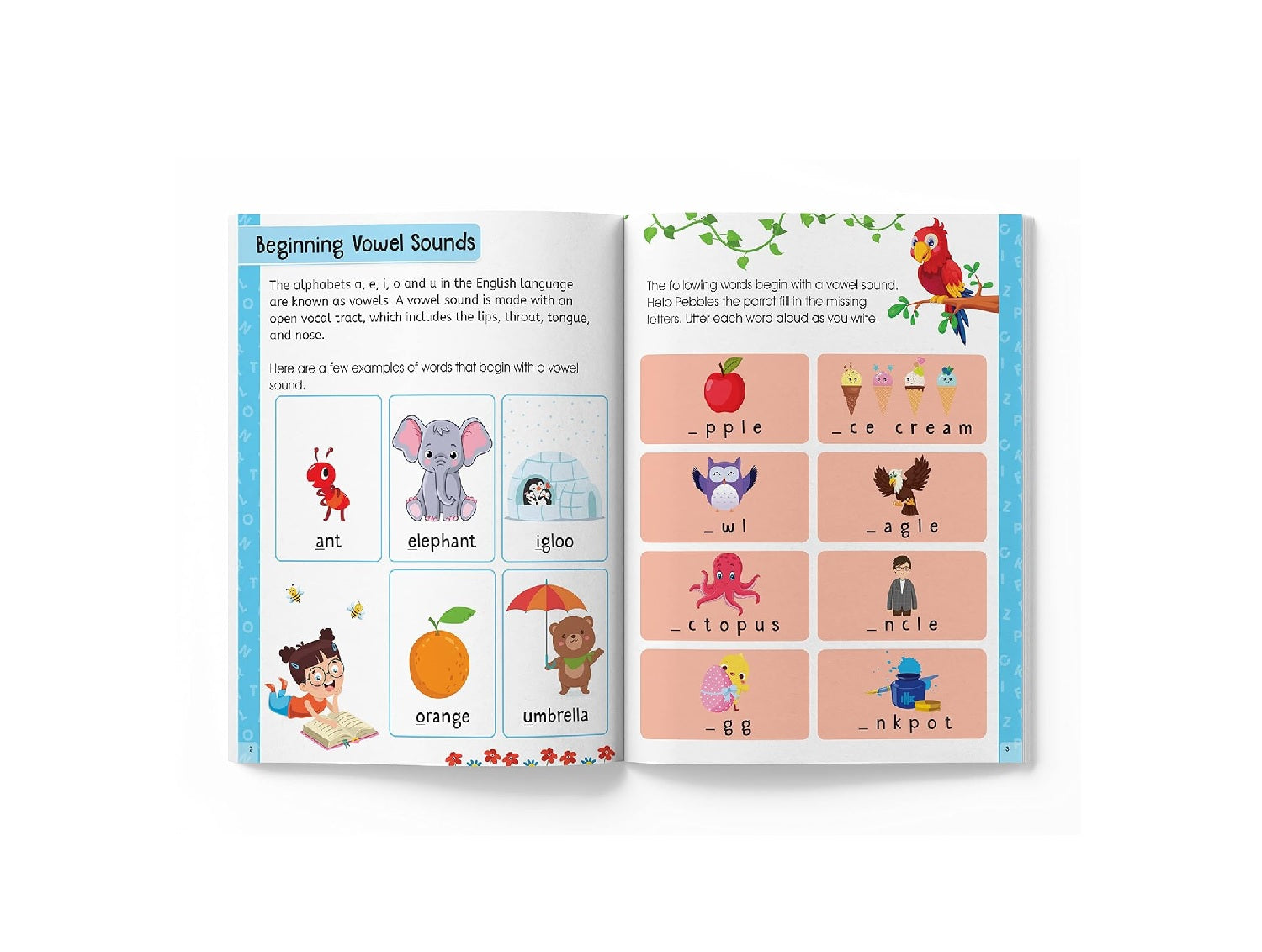 Spelling Time- Activitiy Workbook for Kids (Ages 6-8) I Vocublary Building I Writing Practice I Paperback