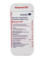 Dr. Reddy’s Labs Ketorol-DT Tablet (15 Tablet) for alleviates pain, inflammation