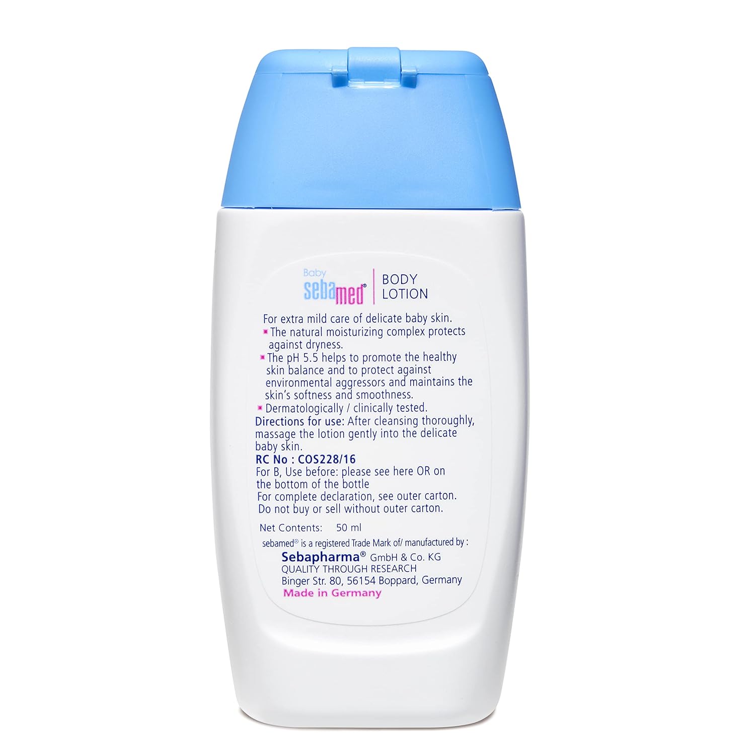 Sebamed Baby Lotion with Ph 5.5, 50 ml