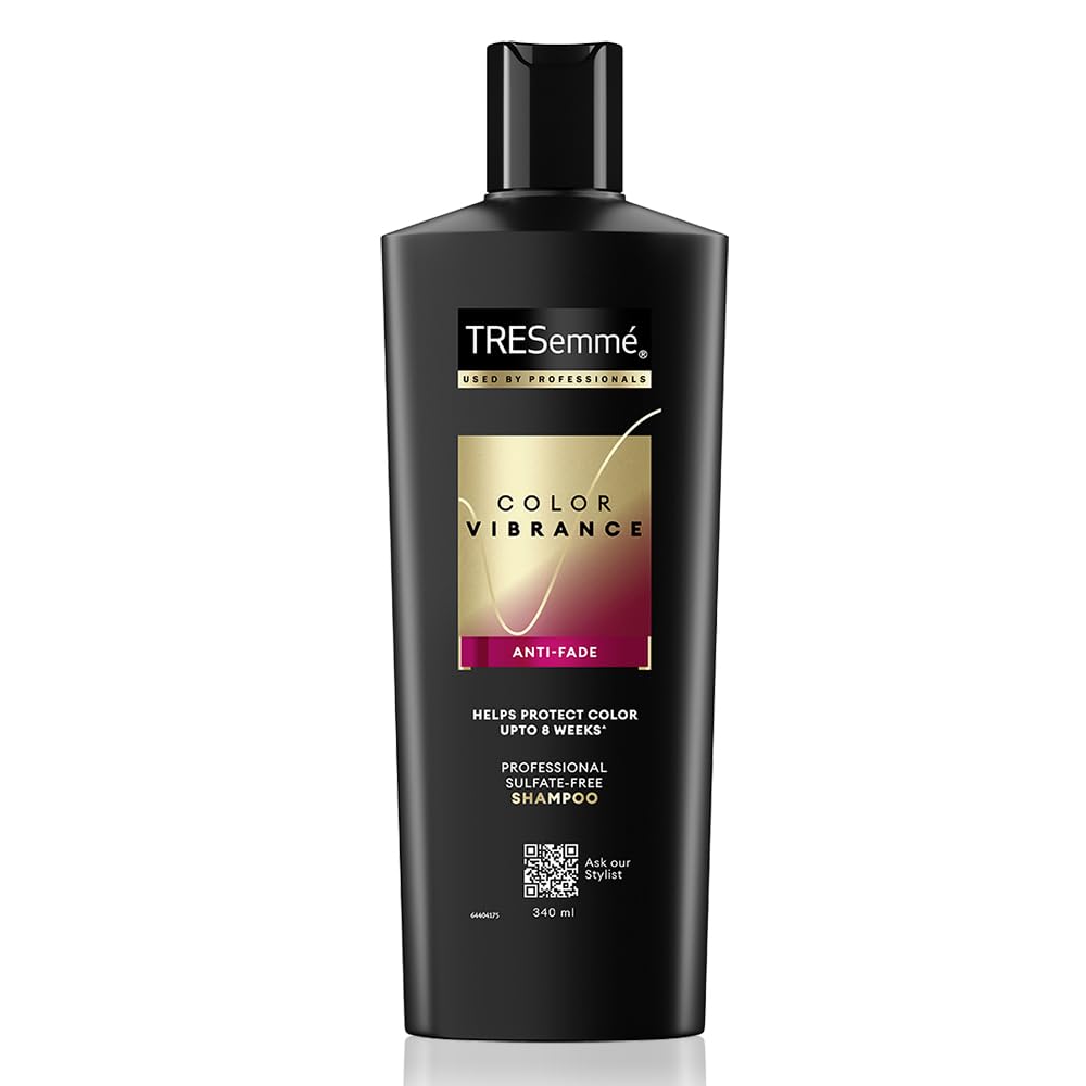 TRESemme Color Vibrance Shampoo 340ml With Sulfate-free formula and Anti-Fade Technology | Radiant Hair Color | Protects Colored Hair
