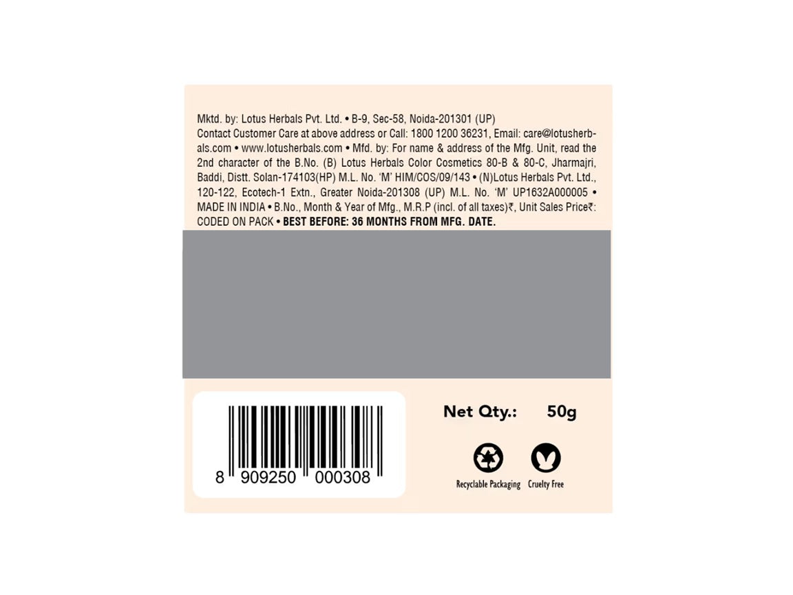 Lotus Herbals Papayablem Papaya-N-Saffron Anti-Blemish Face Cream - 50 gm