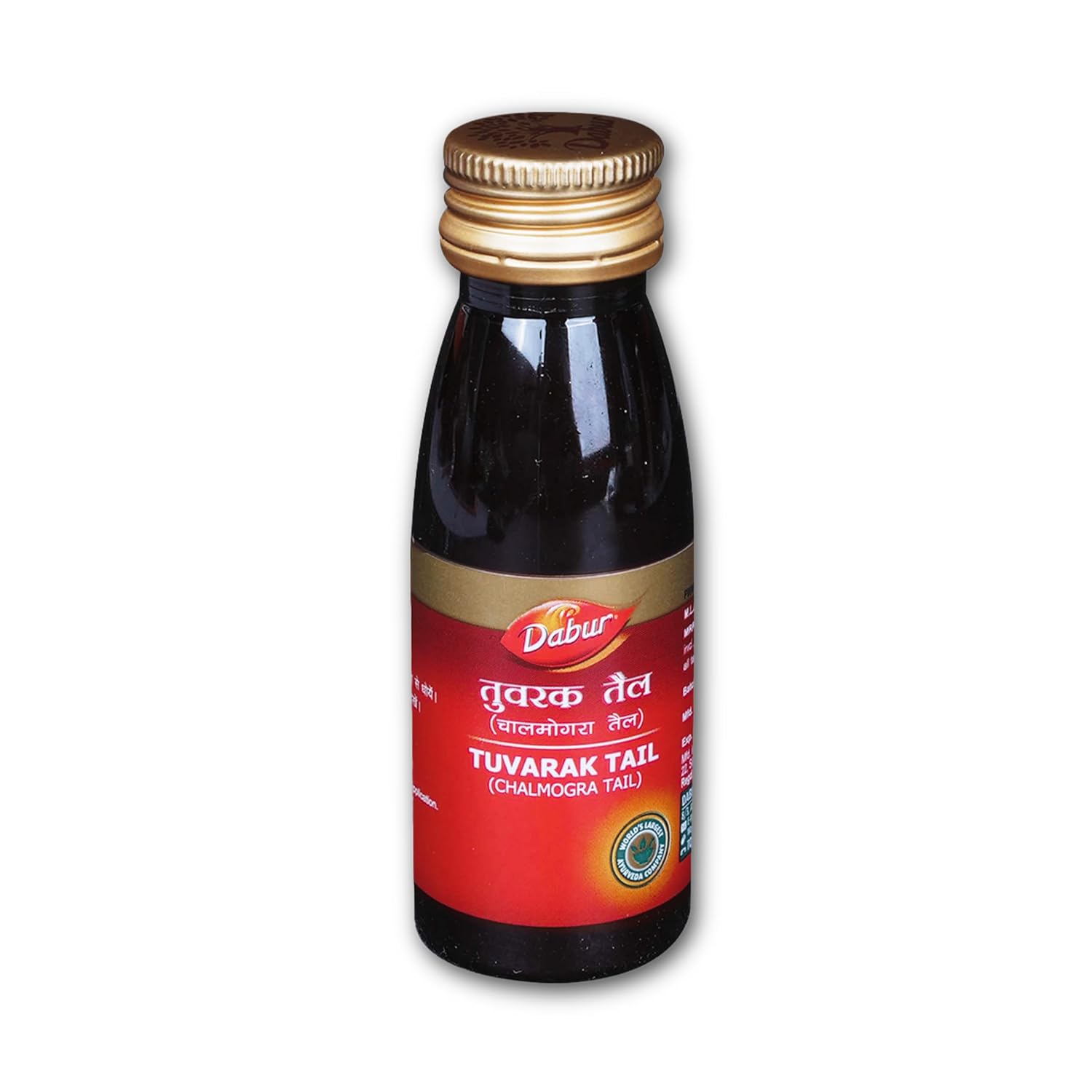 Dabur Ayurvedic Tuvarak Tail (Chalmogra Oil) (50ml) for skin ailments like itching, mild dermatitis