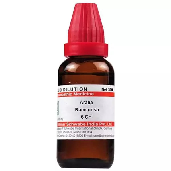 Dr Willmar Schwabe India Aralia Racemosa Dilution (30ml)