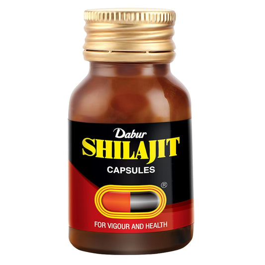 Dabur Ayurvedic Shilajeet Regular (30caps) improve the body’s immunity Boosts memory and strength