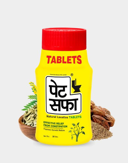 Pet Saffa Tablets | Relief from disgetive Problems Like Acidity, Gas & Bloating - 30 Unit (Pack of 2)