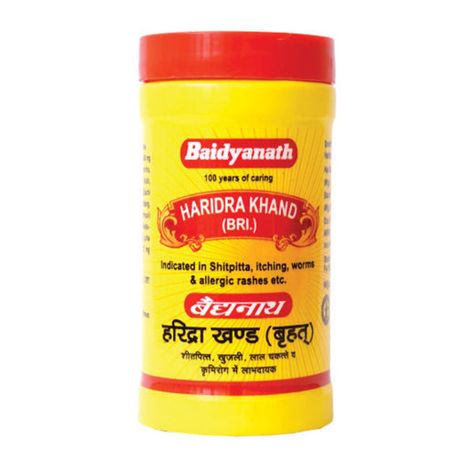 Baidyanath Haridra Khand for Hives Inflammation Small and raised skin bumps Leaking fluid skin Itching