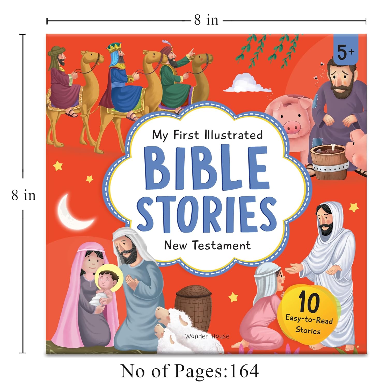 My First Illustrated Bible Stories: New Testament Hardcover Book