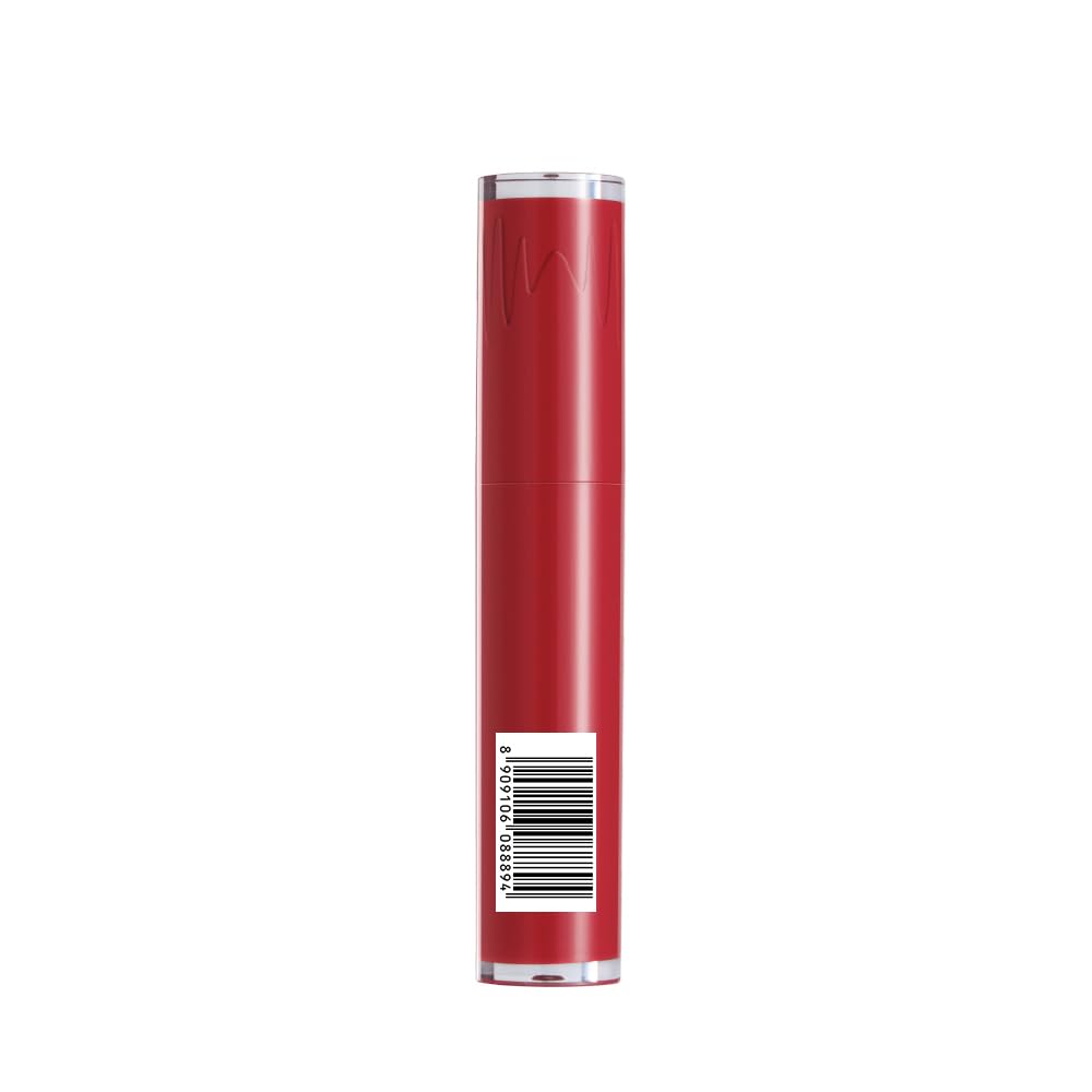 Elle18 Matte Max Liquid Lipstick - Red Ribbon, for Smooth Lips, with Hyaluronic Acid & Vitamin E, Blur Matte Finish, Transferproof & Smudgeproof - 6ml