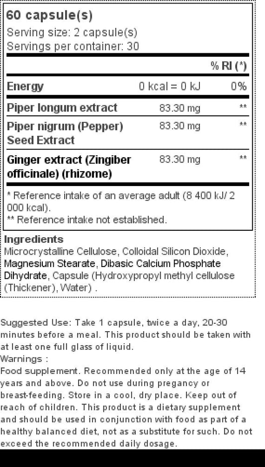 Himalaya Wellness Pure Herbs Trikatu Digestive Wellness -60 tabs