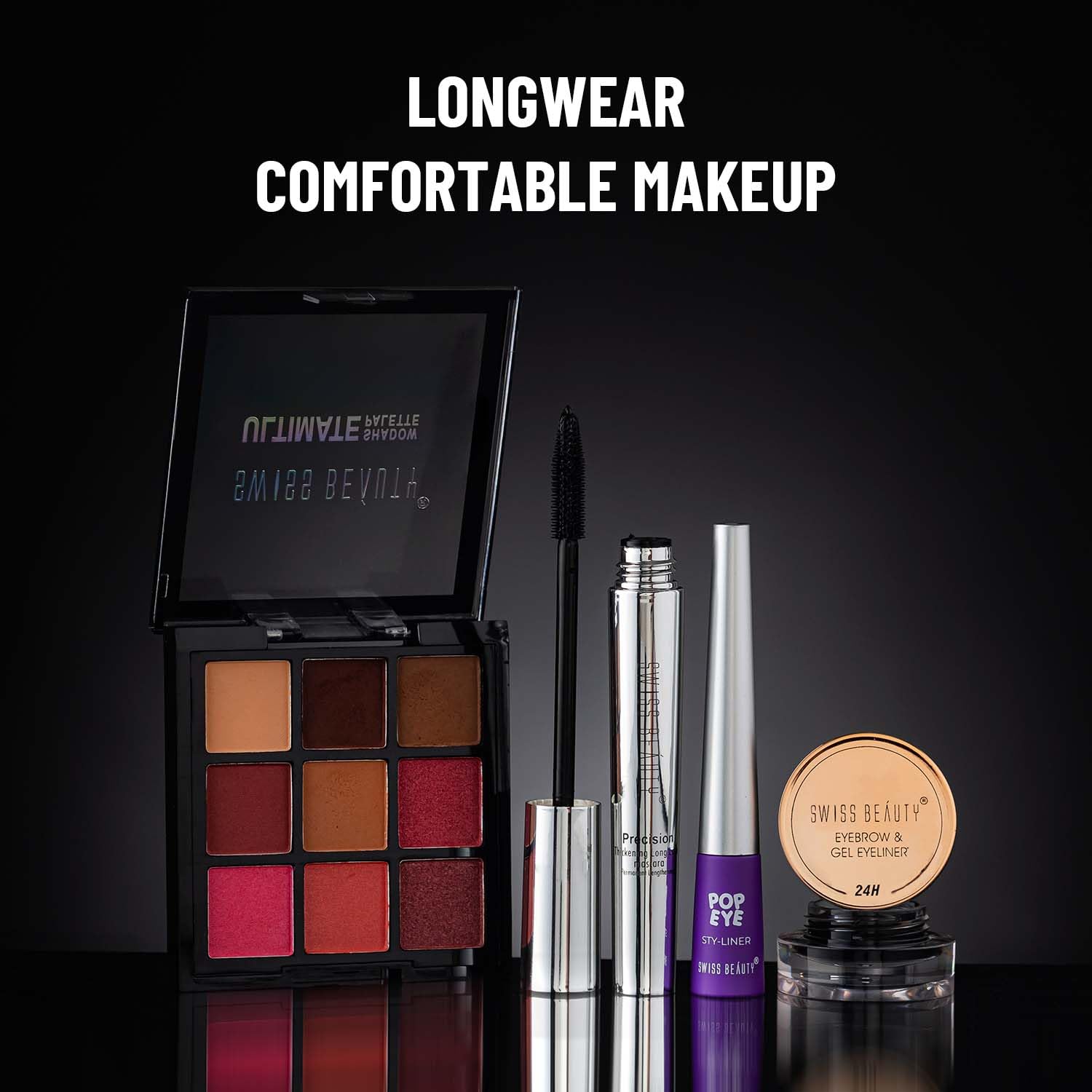 SWISS BEAUTY Ultimate Eyeshadow Palette Kit-3 Sb-706, Shade-03-Multicolor