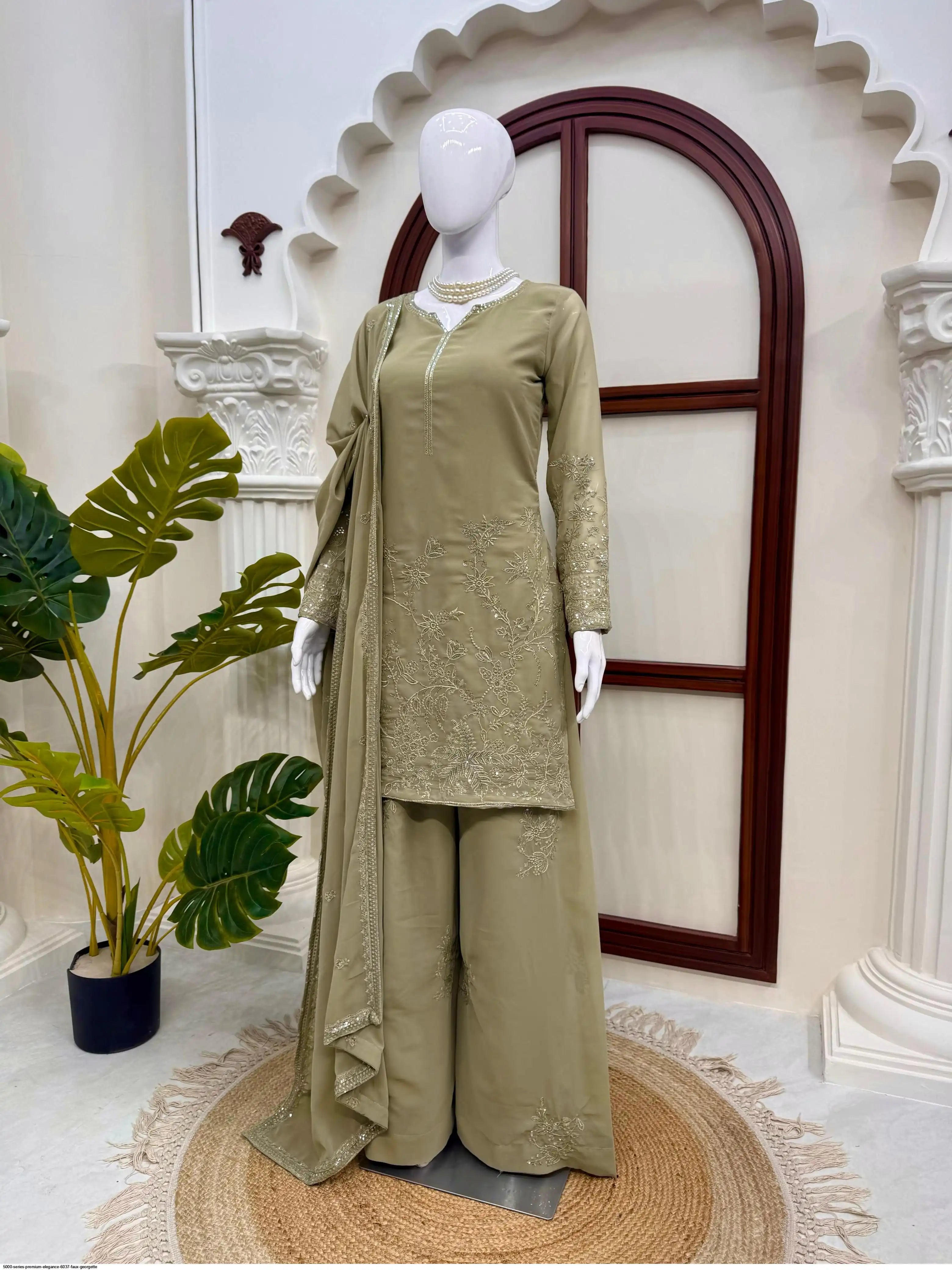 5000 SERIES PREMIUM ELEGANCE 6037 FAUX GEORGETTE