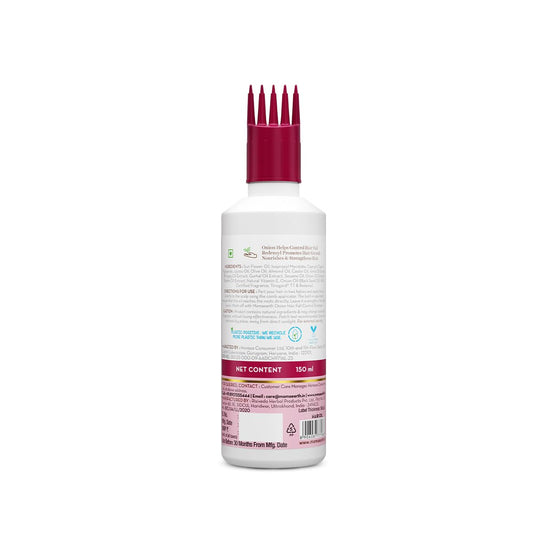 Mamaearth Onion Hair Oil for Hair Growth & Hair Fall Control with Redensyl 150ml