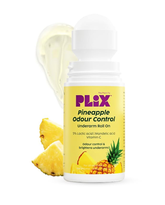 The Plant Fix Plix Pineapple Odour Control Underarm Roll-On (50Ml)