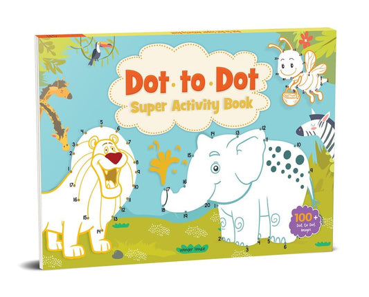 Dot to Dot Super Activity Book for Kids – Join the Dots and Reveal Fun Pictures | Hardcover – Coloring Book
