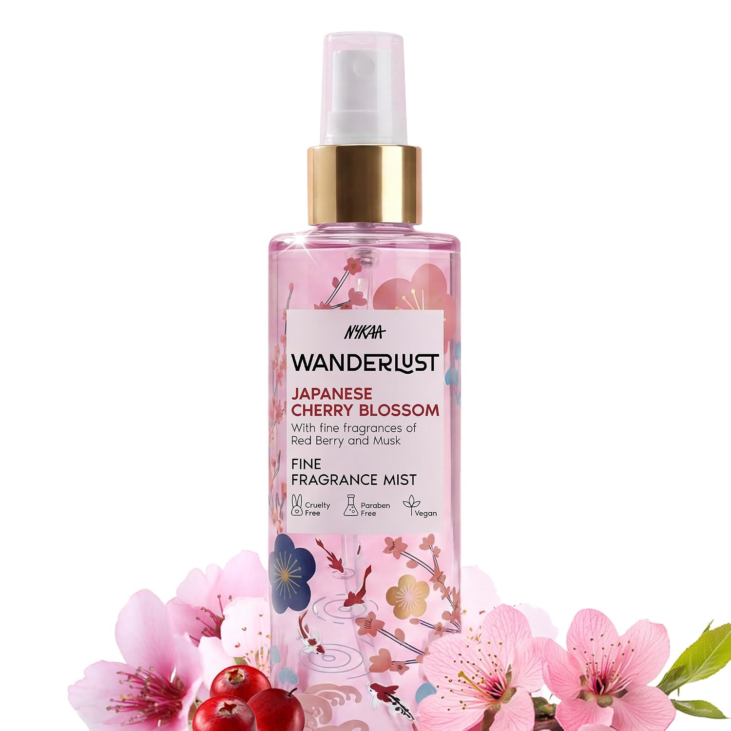 Wanderlust Japanese Cherry Blossom Fine Fragrance Mist 200ml