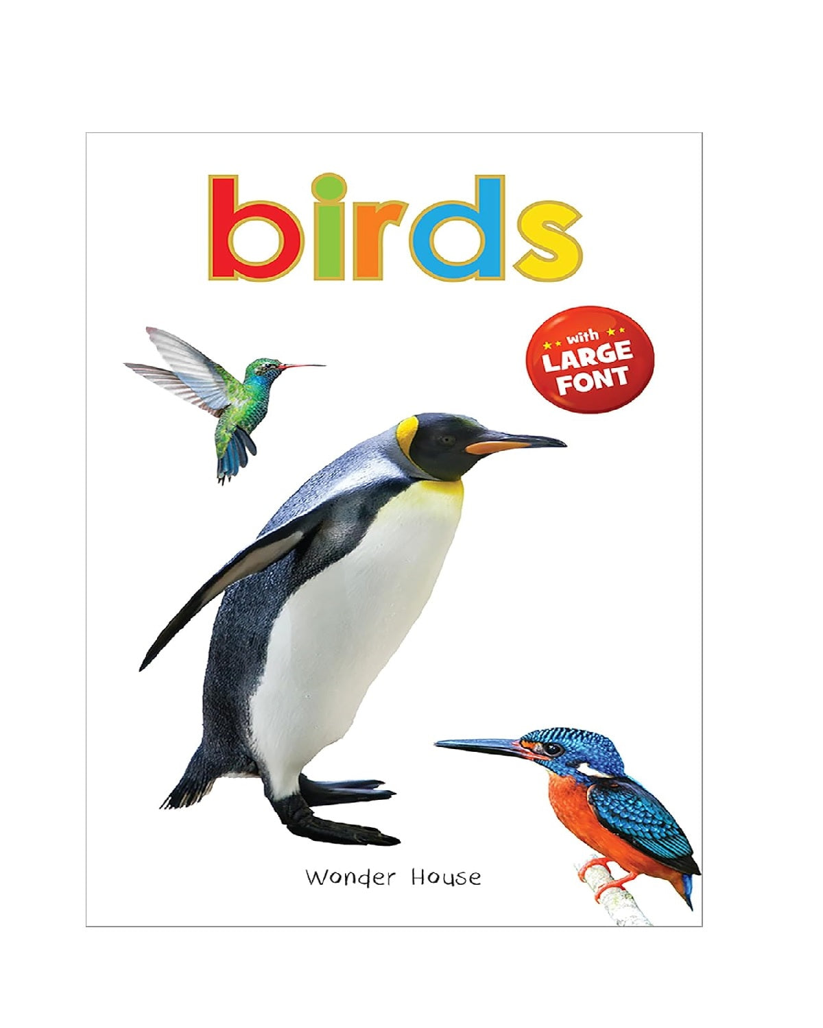 Birds – Early Learning Board Book with Large Font: Brightly Illustrated Bird Recognition Book for Kids | Board book