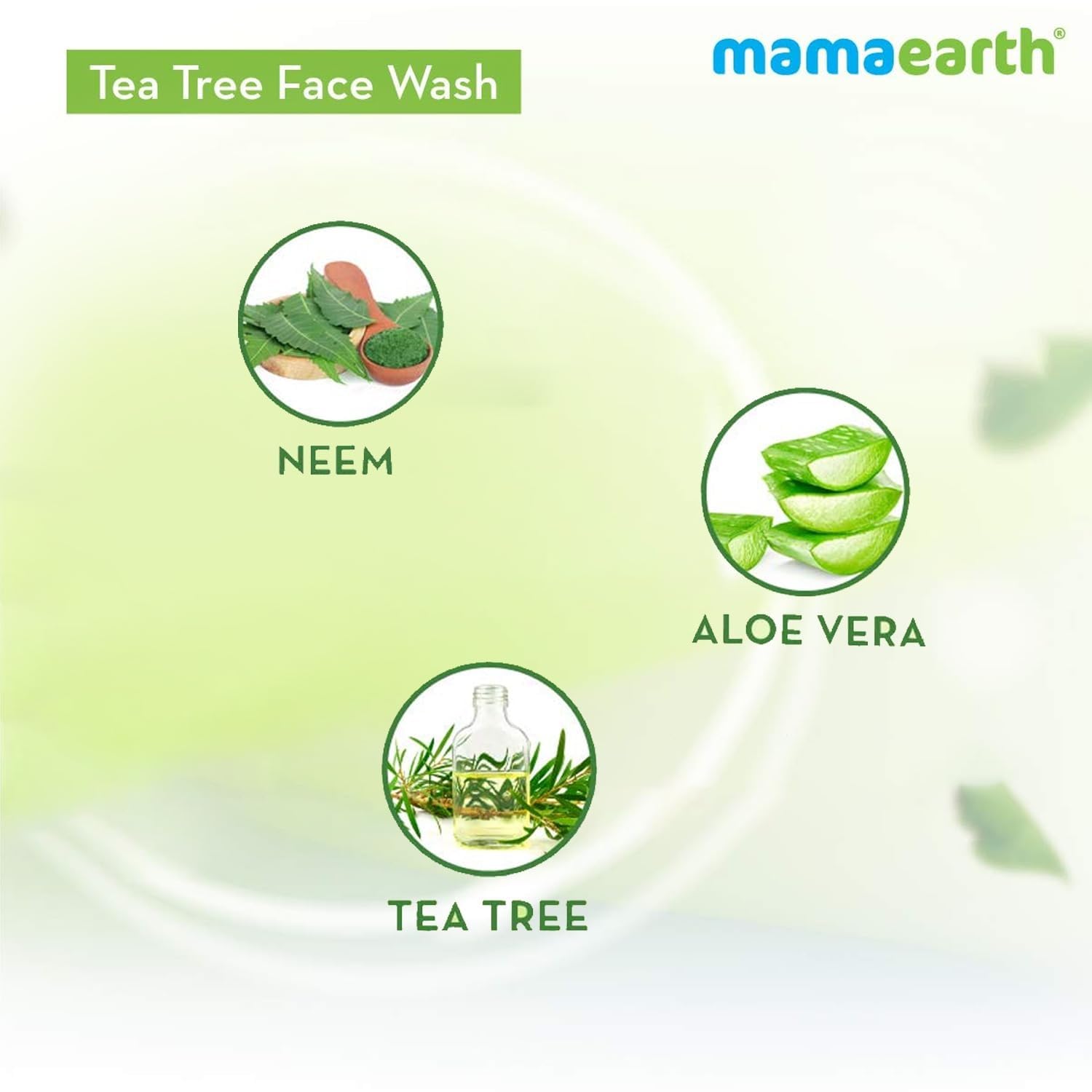 Mamaearth Tea Tree Face Wash for Acne & Pimples - 250 ml