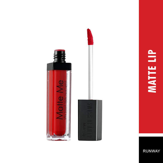 SWISS BEAUTY Ultra Smooth Matte Liquid Lipstick, Runway, 6 ml