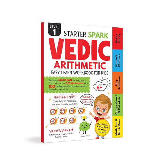 Starter Spark - Vedic Arithmetic: Easy Learn Work book For Kids Hardcover