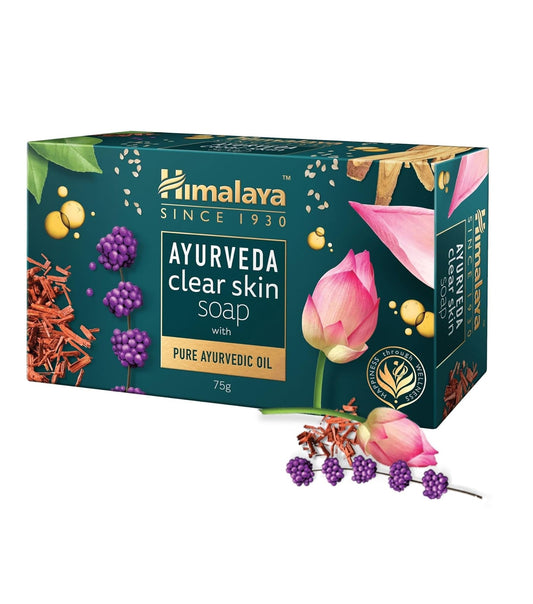 Himalaya Ayurveda Clear Skin Soap (75g) – For Even Tone & Natural Glow