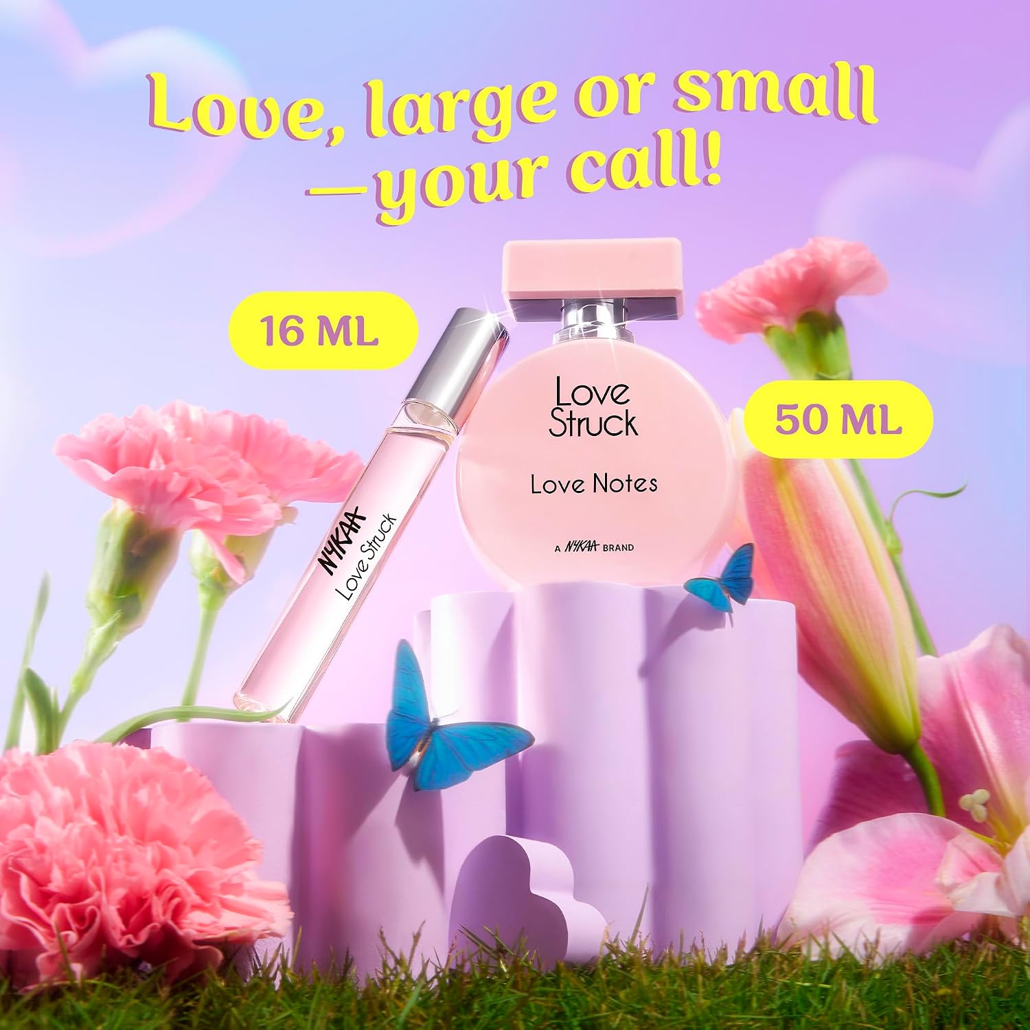 Nykaa Love Struck Love Notes EDP 16ml | Floral Perfume for Women | Rose, Vanilla Romantic Fragrance | Long-Lasting Scent for Daily Wear | Best Soft Feminine Perfume | Travel Size