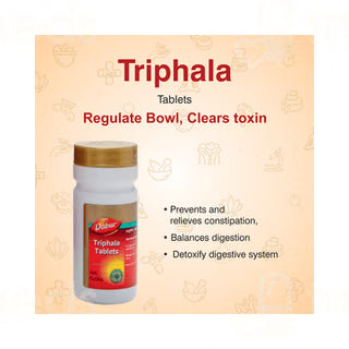 Dabur Triphala Tablet 60 Nos. for digestion toxins and gases