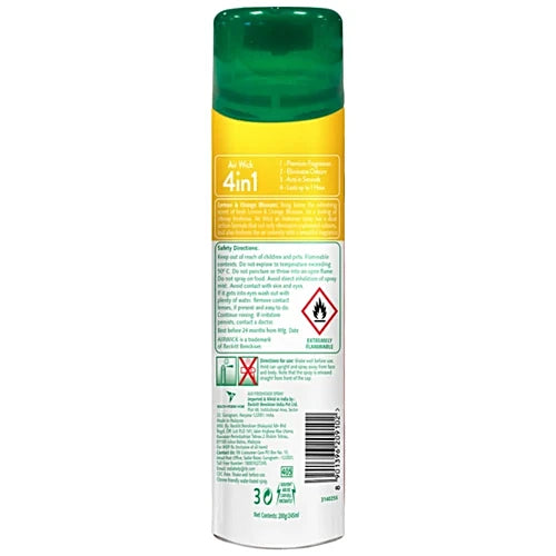 Airwick Air Freshener Spray, Lemon & Orange Blossom, 245 ml