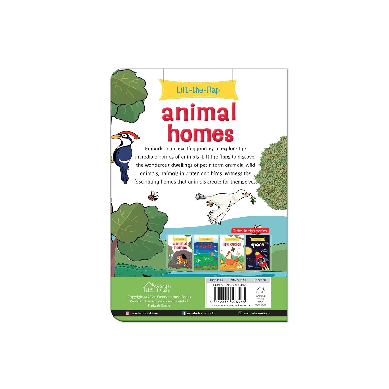 Lift the Flap: Animal homes Board book