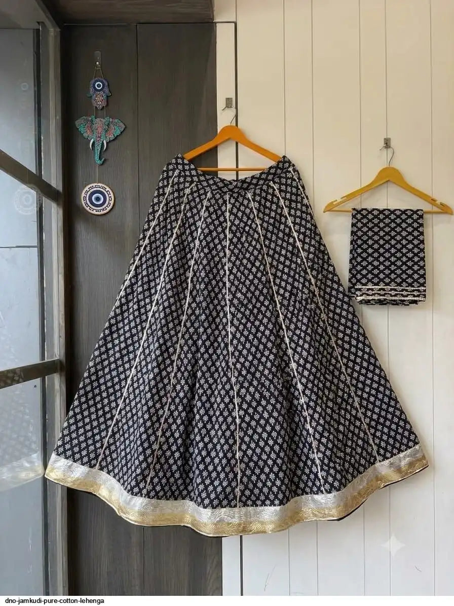 DNO JAMKUDI PURE COTTON LEHENGA 1